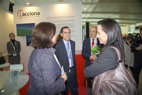 Stand Acciona Ministra de Vivienda